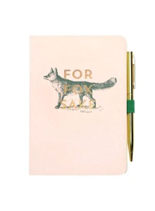 NWP-1001EU Journal - Vinage Sass Notebook with Pen - For Fox Sake